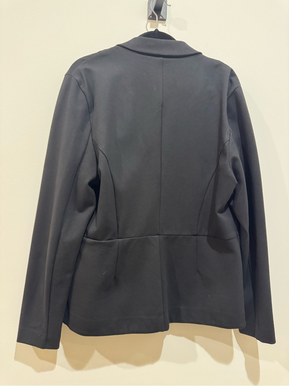 Quince Black Women's Tailored Open-Front Blazer size xl - Picture 4 of 6